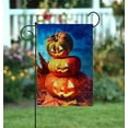 thumbnail image 3 of Halloween Jack-O-Lanterns Fall Garden Flag - 12" x 18", Double Sided, Pumpkins, Autumn Decor, Fall Harvest, 3 of 3