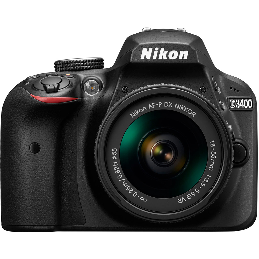 Nikon D3400/D3500 DSLR Camera with 18:55mm Lens (Black) & Sigma 70:300mm SLD DG Lens Package, Black Bundle 64GB SDXC Memory Card Supreme Bundle - image 2 of 10