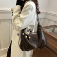 thumbnail image 3 of Bolso tote de gran capacidad estilo japonés y coreano, bolso de hombro cruzado versátil para mujer, bolso multifuncional para el trabajo, bolso de ocio de doble hombro, bolso de mano., 3 of 10