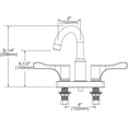 thumbnail image 2 of Elkay LKD24898BHC Elkay 4" Centerset Exposed Deck Mount Faucet with Arc Spout and 4" Lever Handles, 2 of 3