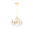 thumbnail image 1 of Elegant Lighting St. Francis 17" 4 Light Royal Crystal Chandelier, 1 of 6
