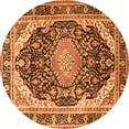 thumbnail image 1 of Ahgly Company Indoor Round Persian Orange Traditional Area Rugs, 7' Round, 1 of 1
