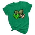 thumbnail image 5 of Short Sleeve Top Dgankt Women's St. Patrick's Day Short Sleeve T-Shirt Letter Printed Solid Color Tops Short Sleeve Crew Neck Tops, 5 of 5