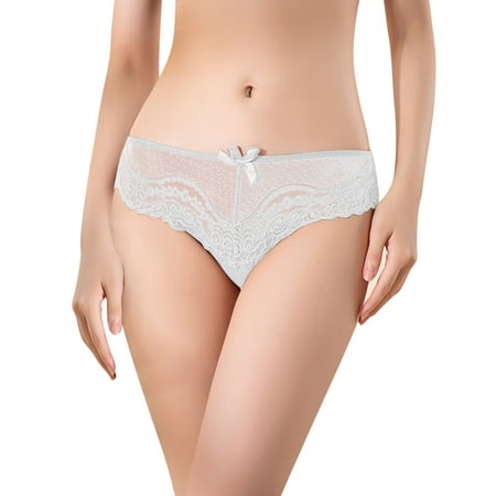 

Zuwimk Panties For Women Women s Underwear Low Rise Lady Micro Smooth Breathable Briefs Hipster Panties White M