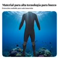 thumbnail image 3 of Abbraccia Neopreno de 3mm cobertura total, traje térmico de una pieza para buceo, equipo profesional para aguas profundas, 3 of 6