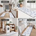 thumbnail image 5 of Pioneer Flower Floral Print Pattern Kitchen Rugs Sets Of 3,Kitchen Runner Rugs Non Skid Washable,Decorative Kitchen Floor Mats for Kitchen,Sink,Laundry,17X30 Inch + 17X47 Inch + 17X59 Inch, 5 of 6