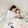 thumbnail image 5 of Castle Fairy 2-Piece Twin Size Comforter Set - Nutcracker Plaid Christmas Print, 5 of 8