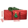 thumbnail image 4 of 4.4ft Heavy Duty Christmas Tree Storage Bag - Waterproof 600D Oxford Fabric, Reinforced Handles, Dual Zippers & Wide Opening. Christmas Tree Box. Solve Post - Holiday Storage Hassles, 4 of 6