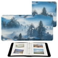 thumbnail image 2 of Photo Album Leather Photo Album 11.8x11.2x1.5 Inch Bookshelf Photo Album Scrapbooking Refills Scrapbook Photo Album A Beautiful Winter Landscape, 2 of 9