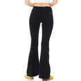 thumbnail image 3 of Insane Gene Womens Juniors Stretchy Bell Bottom Denim Jegging Pants (Black, S), 3 of 3