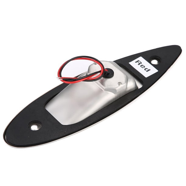 Feu De Navigation LED 12V/24V Pour Bateau – 360°, étanche, Noir