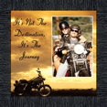 thumbnail image 2 of Crossroads Home D cor It's Not the Destination, Harley Davidson Motorcycle, 9760CH 8x8 w/Picture Opening v1 Charcoal, 2 of 7