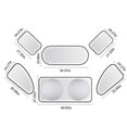 thumbnail image 4 of WSBDENLK Car Sunshade, Sun Protection, Heat Insulation, Cloth Coating, Front Window, Glass Sunshade, Sun Shield, and Interior Sunshade Car Sun Screens for Front Windshield Parasol Para Parabrisas, 4 of 9