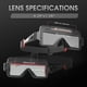 thumbnail image 4 of Gafas de soldadura YESWELDER True Color Solar con oscurecimiento automático, 4 of 8