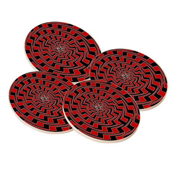 KuzmarK Sandstone Drink Coaster (set of 4) - Trip Tribe