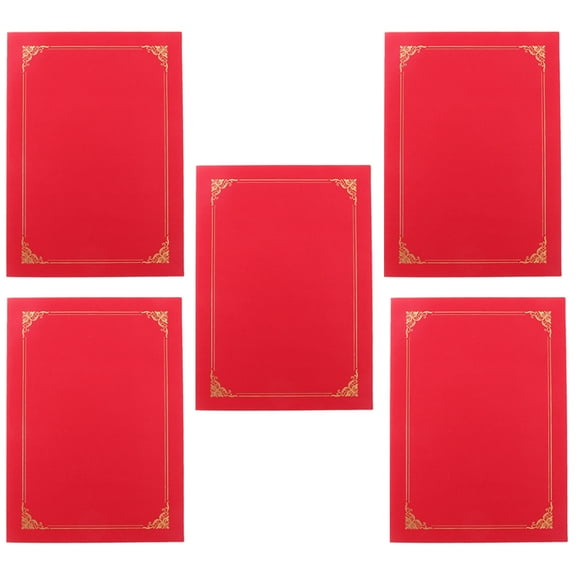 unbranded 5pcs Certificate Holders Certificate Covers Certificate Creative Protective Covers