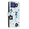 thumbnail image 3 of Leather For Motorola Moto G Stylus 5G(2025) 6.7-inch Wallet Case Crystal Material  Owl&Butterflys&Flowers, With Card Holder,Wristband,Magnetic Clasp Kickstand Folio Cover,Color-9, 3 of 7