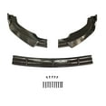 thumbnail image 6 of Ikon Motorsports Front Bumper Lip Compatible With 10-13 Infiniti G37 Sedan 4 Door IKON Style Carbon Fiber Print PP Front Bumper Spoiler, 6 of 8