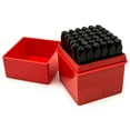 thumbnail image 2 of Bastex 36pc Steel Metal Number and Letter Alphabet ID Stamping Punch Tool Set Kit, 2 of 10