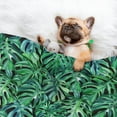 thumbnail image 3 of Disketp Monstera Leaves Dog Blanket/Bed Cover for Dogs and Cats,Puppy Essentials-Large, 3 of 8