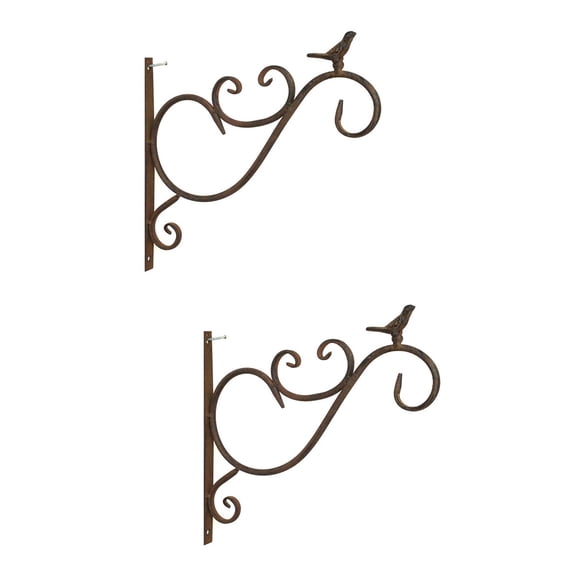 2 Pcs Trellis Iron Flower Stand Vintage Garden Decoration
