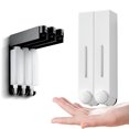 thumbnail image 1 of Mistaha Versatile Manual Press Soap Dispenser Set for Home - Durable Wall-Mounted Liquid Soap Dispenser, Easy Installation, Leak-Proof Inner Core Bottle, 420ML Capacity, Smooth Pumping, White, Pack, 1 of 6