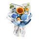 thumbnail image 1 of Ramo de flores de crochet ya hecho a mano tejido mixto acabado hecho a mano para Azul, 1 of 9