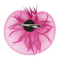 thumbnail image 3 of MESSUEN Dress Hat Fashion Hats for Women Fascinators Hats for Women Church Hats for Women Fascinators Hat Ladies Hats for Tea Party Tea Party Headwear Hot Pink One Size, 3 of 7