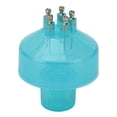 thumbnail image 3 of Peine aplicador para el cuero cabelludo, masaje, tratamiento capilar, aleación, medicina portátil, peine vacío para el cuero cabelludo para mujeres, azul cielo, 3 of 14