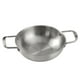 Round With Handles Cooking Dining Paella Pan Stainless Steel Scald Cookware – image 1 sur 7