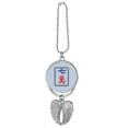 thumbnail image 1 of Mahjong Million 7 Tiles Pattern Silver Wing Car Pendant Decoration, 1 of 4