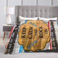 UltraSoft Micro Fleece Blanket,Keep Calm And Dock On,Custom Home Decor