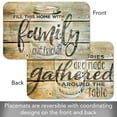 thumbnail image 4 of CounterArt "Family Time" 4 Pack Reversible Flexible Plastic Tabletop Placemats, 4 of 8