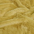 thumbnail image 4 of Home Soft Things Faux Fur Bedrest Pillow Cover Large Size - Ochre - 28" x 30" x 17", 4 of 10