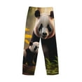 thumbnail image 6 of Balery Forest Panda print Men's Pajama Pants,Ultra Lightweight Pjs,Lounge Pant-Medium, 6 of 9