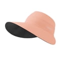 thumbnail image 3 of Sombrero de playa con visera ancha y parte superior vacía para mujer, protección UV, plegable, para verano, playa, tenis, al aire libre, 3 of 7