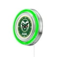 thumbnail image 2 of Holland Bar Stool Colorado State Double Neon Ring, 15" dia. Logo Clock, 2 of 5