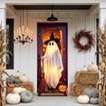 thumbnail image 6 of Cififendec Halloween Themed Door Cover Tapestry, Spooky Scene Backdrop for Home Entrance and Prop Shoot Decor, 70.86"×35.43", 6 of 6