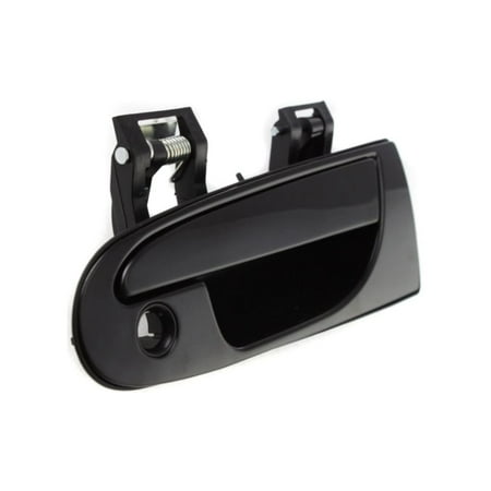 Eagle Talon Exterior Door Handle - Evan-Fischer EVA18772022198 Door Handle for 96-98 Eagle Talon Base 2.0L Front Left Side Exterior Plastic Smooth Black w/ Keyhole Replaces Partslink# MI1311110,.., By Evan Fischer from USA