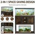 thumbnail image 2 of 40-50 Gallon Fish Tank Stand, Linor Aquarium Stand with Power Outlets and 4 Cabinets, 2 of 6