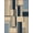 Beige Blue Grey, Pattern 3, variant on ODIKA 8'x10' Washable Area Rug Abstract Colorblock Diagonal Motif Geometric Framing Striped Flowing Dynamic for King Size Bedroom Under Bed, Master Suite, Non-Shedding, Easy Care