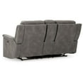 thumbnail image 4 of Ashley Furniture Next-Gen DuraPella Faux Leather Reclining Loveseat in Gray, 4 of 14