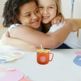 thumbnail image 4 of HEANUJJ 1Pcs Toddler Straw Cup in Orange with Double Layer Insulation 3.54X3.14X3.14in, 4 of 6