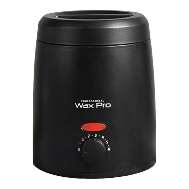 Calentador de cera eléctrico de plástico portátil, de fundición profesion, depilación para salón, accesorio para cejas, 200 cc, fácil Enchufe negro de EE. UU.