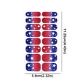 thumbnail image 3 of American Independence Day Nail Polish Film Nail Stickers Stickers Star American Decals, 3 of 7