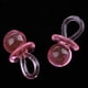 thumbnail image 3 of Paquete de 12 adorables colgantes de acrílico para chupetes de bebé, ideales para decorar mesas de baby shower, bautizos y fiestas de 4,8 cm o 7 cm. Rosado, 3 of 8