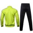 thumbnail image 2 of Men's Tracksutis 2 Piece Full Zip Running Jogging Sweatsuits Set with Drawstiring-Limen Green，5XL, 2 of 5