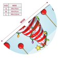 thumbnail image 3 of Yiaed Funny Christmas Gnome Print Christmas Tree Skirt , Tree SkirtsTree Mat for Christmas Winter Holiday Indoor Decorations-36", 3 of 7