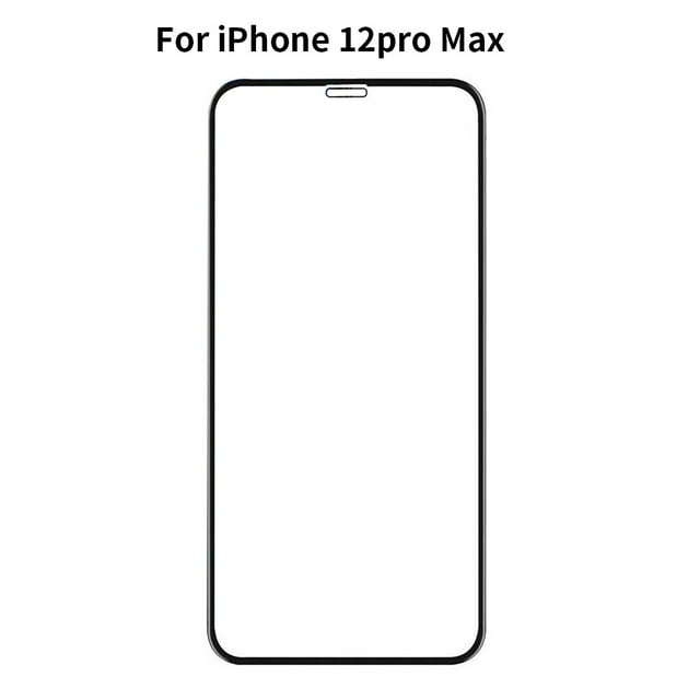 ziyahi Protecteur de Couverture d'Écran de Téléphone Mobile Film Protecteur Protecteur d'Écran en Verre Trempé pour iPhone 12 Pro Max