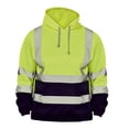 thumbnail image 1 of Sudadera con cremallera y capucha Sunnimix alta visibilidad fluorescente 4XL sudaderas con capucha cordón, 1 of 8